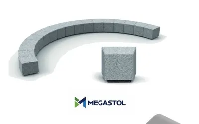 Mobilier urban - Bănci rezistente din beton