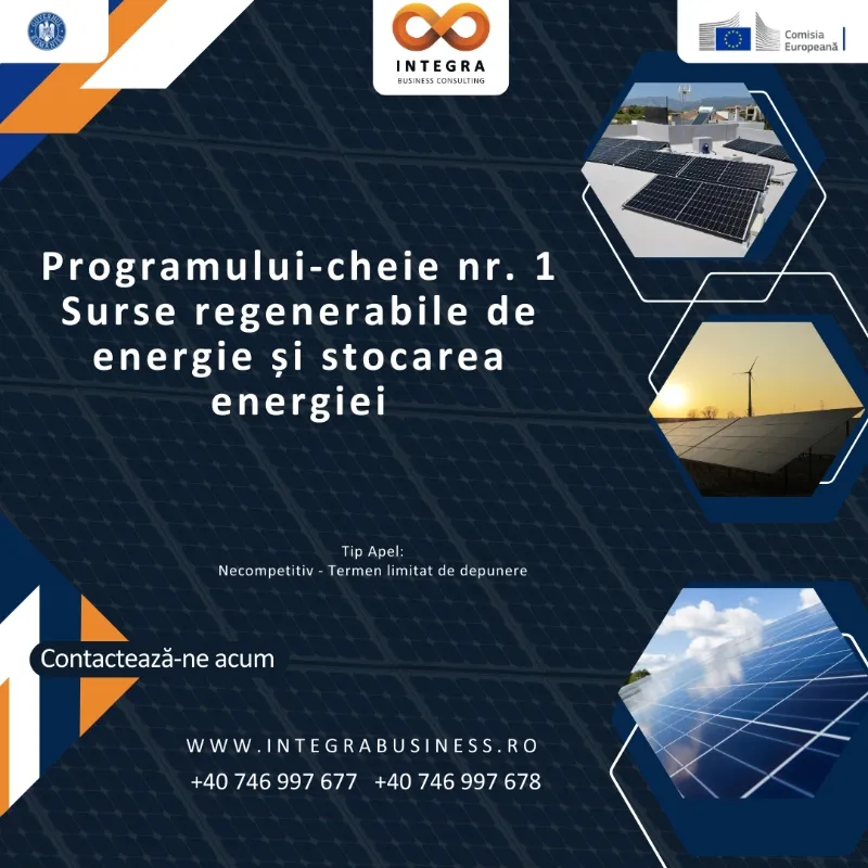 Sprijinirea investițiilor în dezvoltarea de noi capacități de stocare a energiei electrice