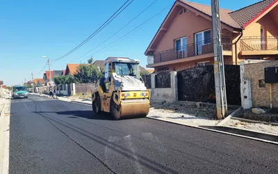 În cartierul Grigorescu a început asfaltarea străzilor Fabian Imre și Stelian  Vasilescu