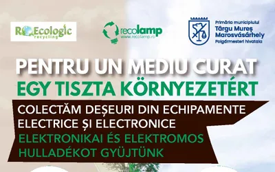 Începe ediția de toamnă a campaniei de colectare selectivă a deșeurilor din echipamente electrice și electronice, Pentru un mediu curat!