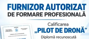 Program de calificare profesională „Pilot de dronă” pentru instituții și companii