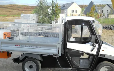 Camioneta 100 % electrică ALKE ATX330E livrată la Colina Nouă la început de octombrie 2021