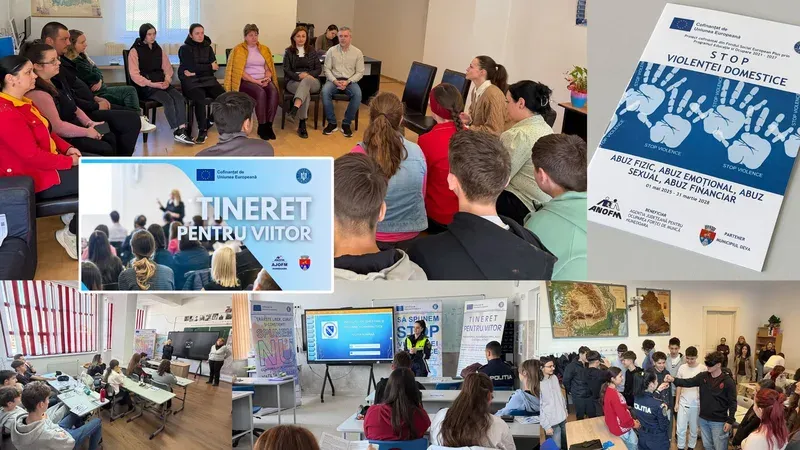 „Tineret pentru viitor” — proiect pentru prevenirea violenței domestice și a consumului de droguri în rândul tinerilor din județul Hunedoara