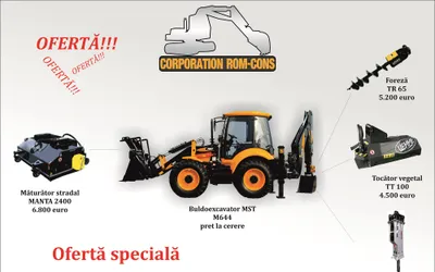 Oferta atasamente buldoexcavator