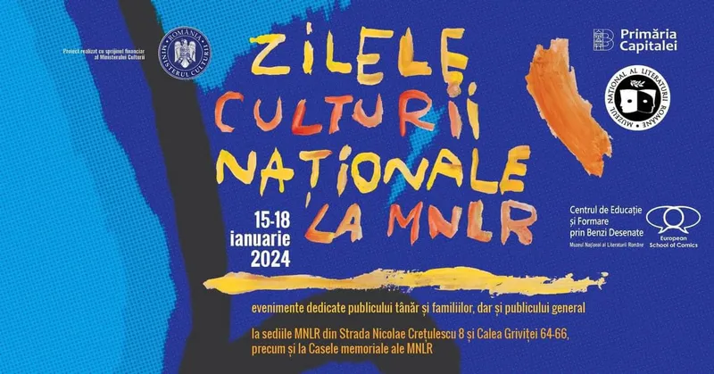 Ziua Culturii Naționale - expoziții, spectacole de teatru, concerte, ateliere pentru copii și lecturi interactive