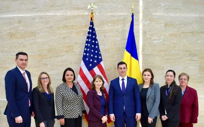 Vizita de lucru a delegației Consiliului Județean la Ambasada Statelor Unite ale Americii la București aduce noi parteneriate