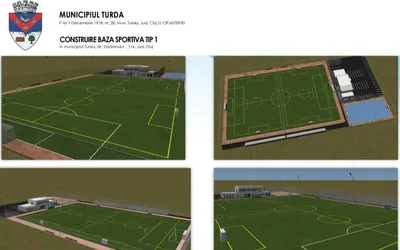 Prima bază sportivă de tip 1 din Turda este în construcție