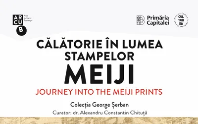 Începând de mâine, 11 februarie 2023, ARCUB  prezintă expoziția „Călătorie în lumea stampelor Meiji”