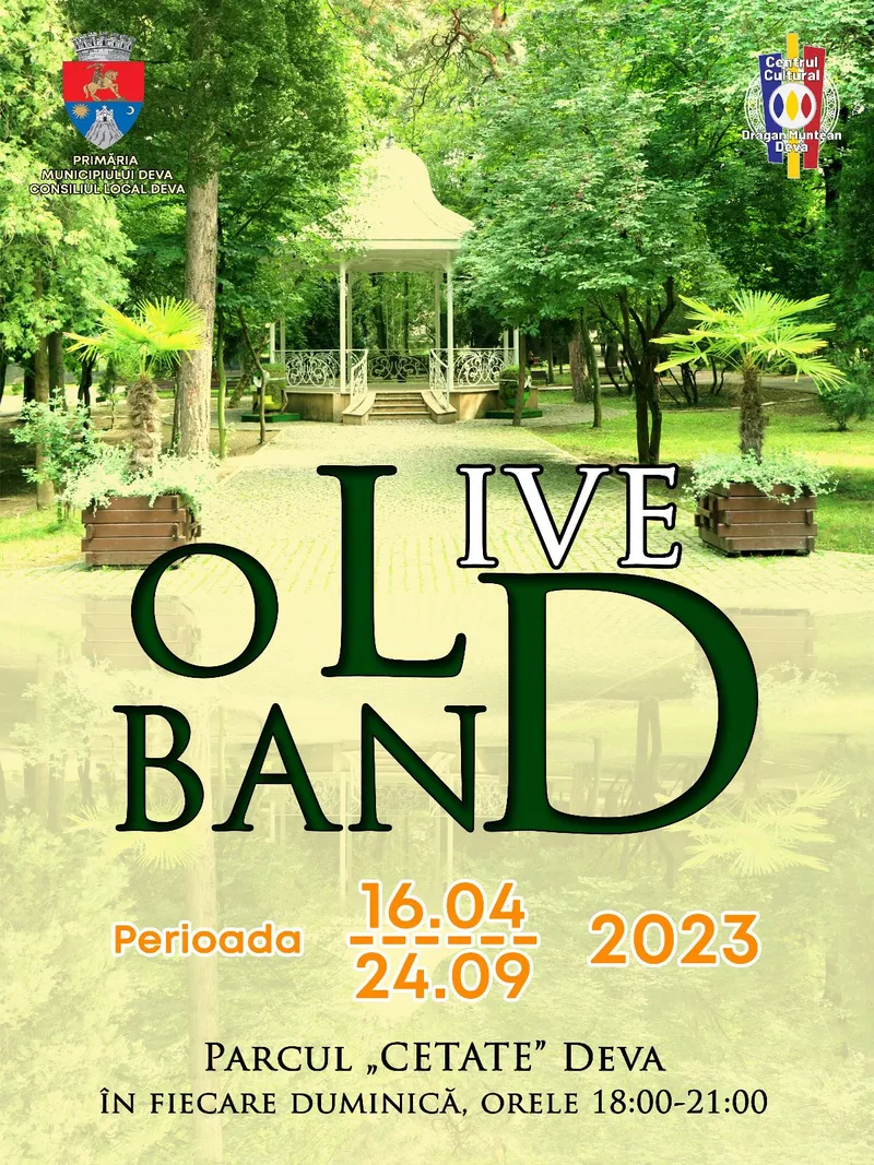 Concertele live cu trupa „Old Band” revin în Parcul ,,Cetate” din Deva