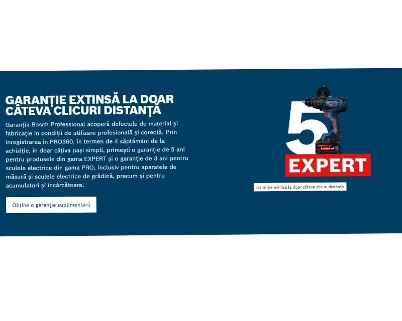 5 ANI GARANTIE LA NOUA GAMA EXPERT