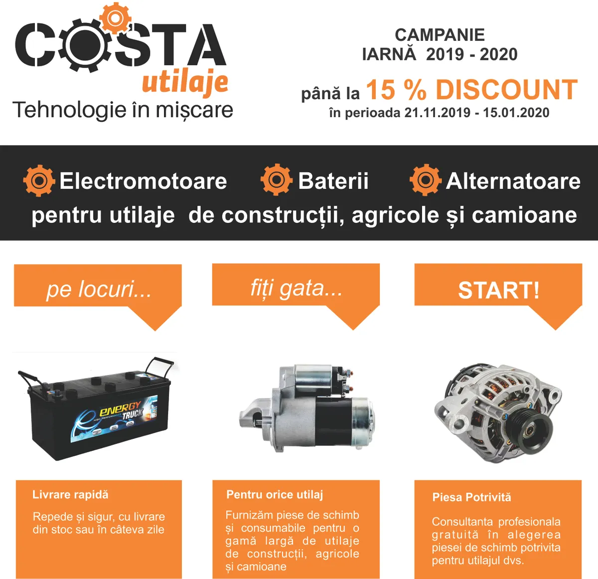 Pe locuri, fiti gata...start: