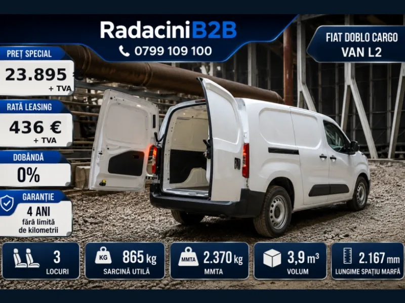 FIAT E-Doblò VAN L2 – electric, 136 CP