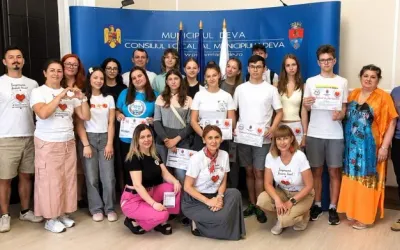 Atelier practic de prim ajutor pentru Consiliul Copiilor Deveni, organizat de Primăria Deva în parteneriat cu Asociația „Inimi Generoase”