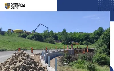 Modernizarea drumului județean 107M avansează în ritm susținut