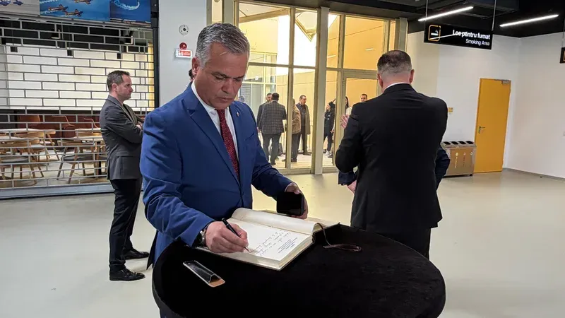 Președintele CJ Brașov, la inaugurarea noului terminal al Aeroportului Constanța; planuri pentru Ghimbav