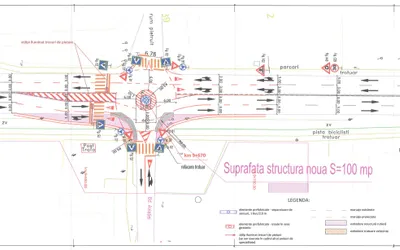 Sensurile giratorii provizorii de la Giroc: două eliminate și două extinse
