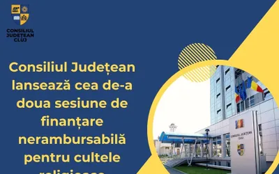 Consiliul Județean lansează cea de-a doua sesiune de finanțare nerambursabilă pentru cultele religioase