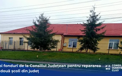 Noi fonduri din bugetul Consiliului Județean pentru repararea a două școli din județ