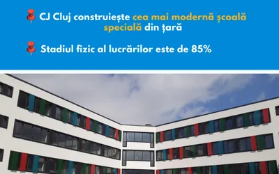 Cea mai modernă școală specială din țară, construită la Cluj