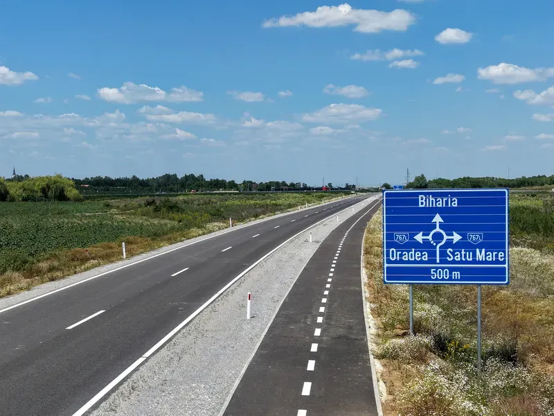 Se deschide circulația pe drumul de legătură Paleu–Centura Biharia (DJ767K)