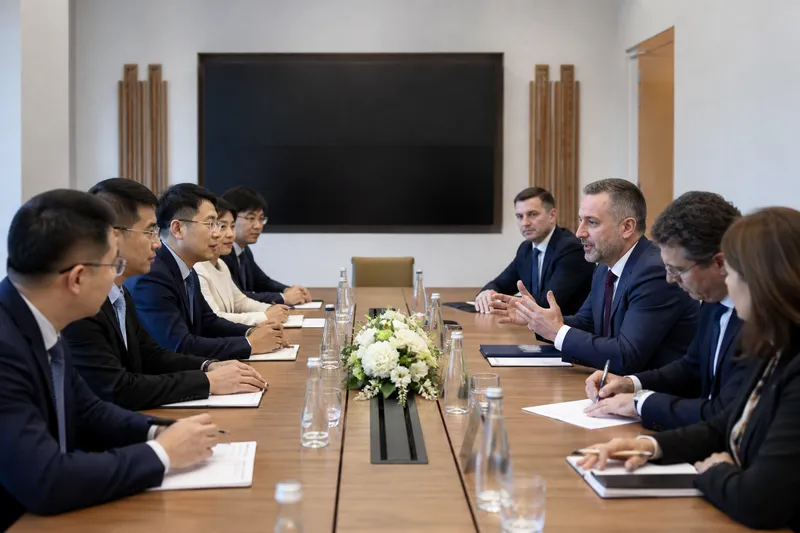 Delegație de afaceri din Guangzhou, China, în vizită la Consiliul Județean Cluj