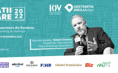 10% DISCOUNT EARLY BIRD | DESTINAȚII VIZIONARE, PRIMA CONFERINȚĂ-EVENIMENT DE MANAGEMENT ȘI MARKETING DE DESTINAȚIE DIN ROMÂNIA