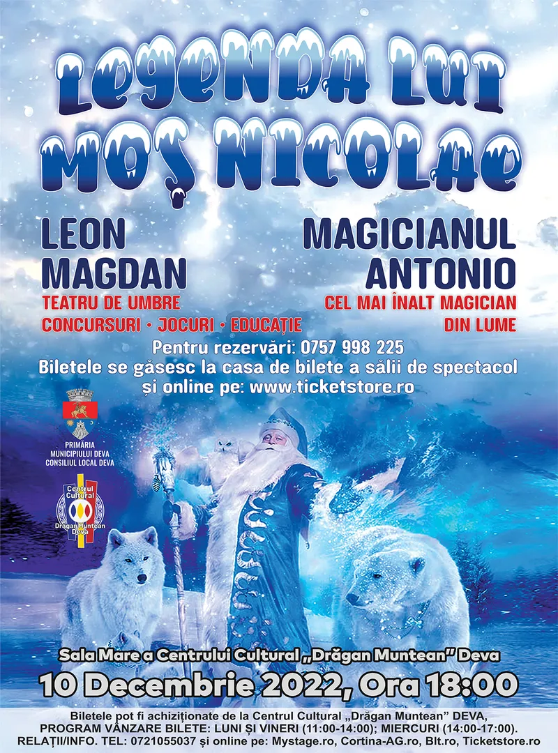 Legenda lui Moș Nicolae - distractie și magie pentru copii!