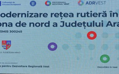 Consiliul Județean Arad a atras, peste 9 miliarde de lei, circa 1,8 miliarde de euro, fonduri europene sau naționale