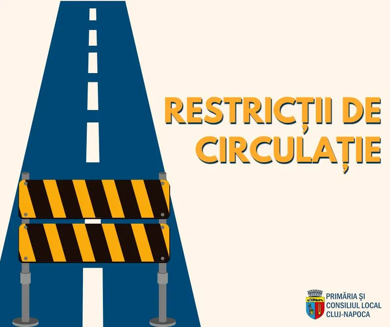 Restricții de circulație în zona Podului Porțelanului
