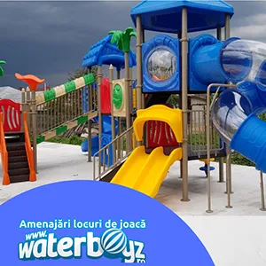 Locuri de joacă construite cu fonduri europene. Soluții ,,la cheie” oferite de Waterboyz