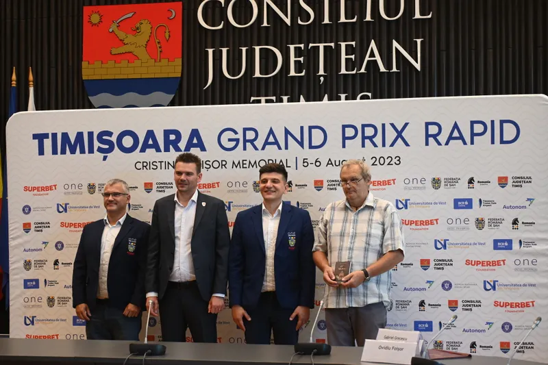 Peste 30 de Mari Maeștri Internaționali, prezenți la Timișoara Grand Prix Rapid -  Memorialul Cristina Foișor