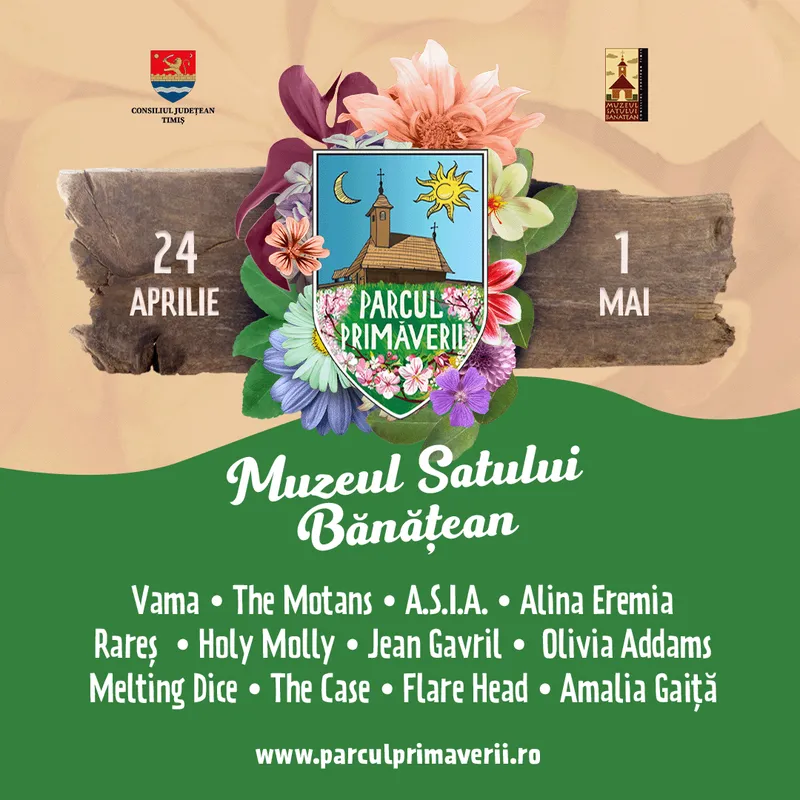 Se deschide cea de-a doua ediție a Parcului Primăverii la Muzeul Satului  Bănățean