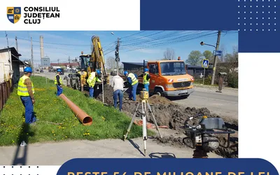 Peste 54 de milioane de lei pentru apa clujenilor