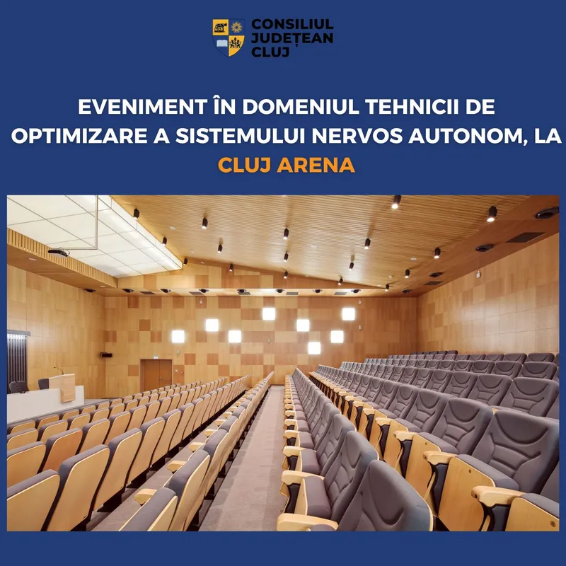 Eveniment în domeniul tehnicii de optimizare a sistemului nervos autonom, la Cluj Arena