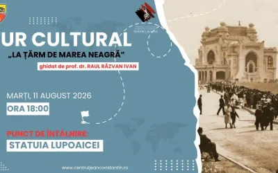 Tur cultural „La țărm de Marea Neagră” — 11 august 2026, organizat de Centrul Cultural Județean Constanța