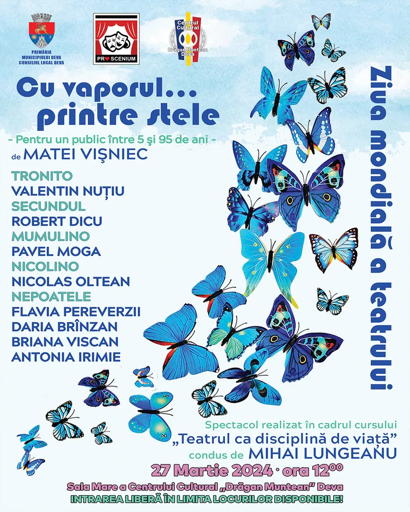 Ziua Mondială a Teatrului sărbătorită la Deva