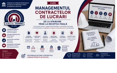 MANAGEMENTUL CONTRACTELOR DE LUCRARI DE LA ATRIBUIRE PANA LA RECEPTIA FINALA