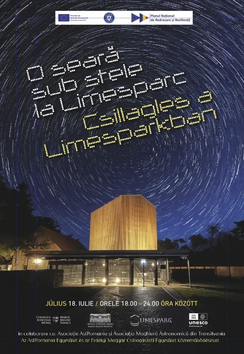 O seară sub stele la Limesparc Călugăreni — 18 iulie 2026