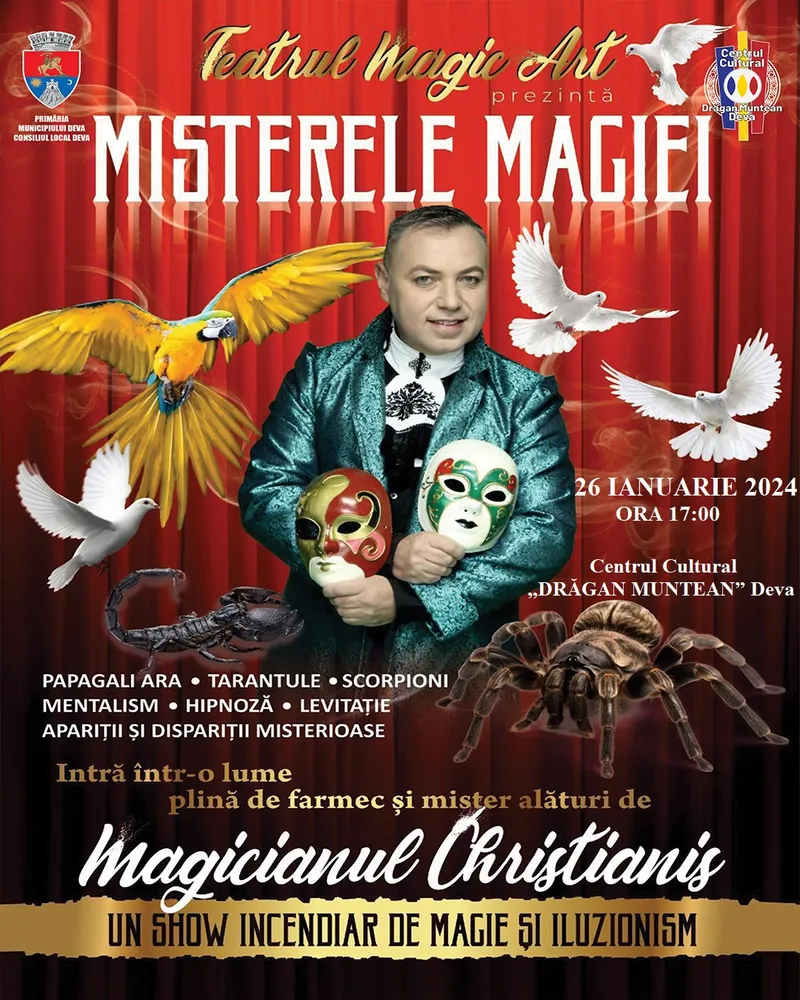 Magie și iluzionism pentru toate vârstele!