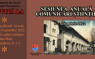 SESIUNE ANUALĂ DE COMUNICĂRI ȘTIINȚIFICE LA MUZEUL DE  ISTORIE