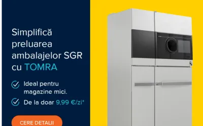 TOMRA M1 - cel mai mic sistem automat de preluare a ambalajelor.