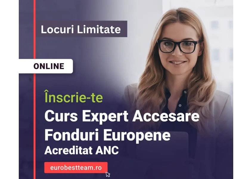 Curs Acreditat CAFFPA Expert Accesare Fonduri Europene 27 aprilie – 28 mai 2026