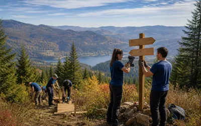 Două trasee montane în zona Beliș, amenajate cu sprijinul Emerson, vor fi inaugurate pe 24 octombrie 2026