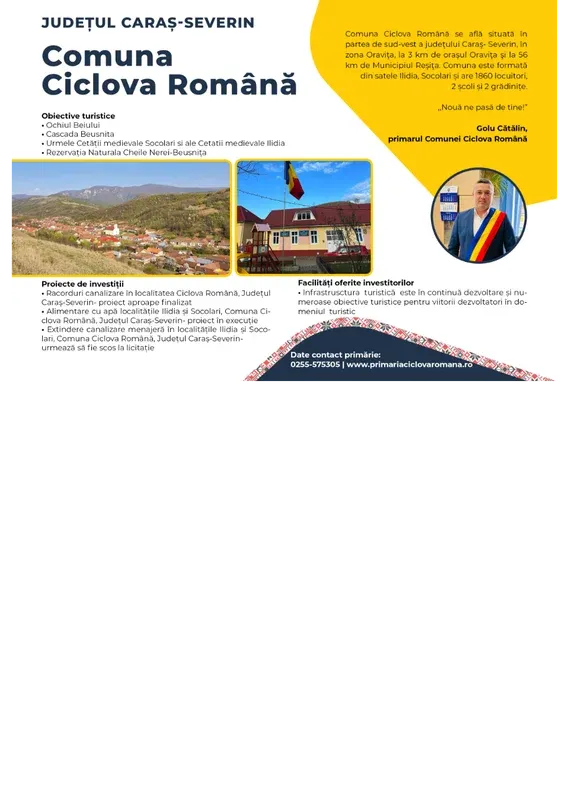 PRIMĂRIA CICLOVA ROMÂNĂ