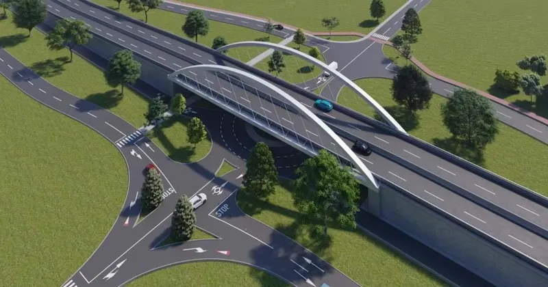 Pasajul intermodal de pe Calea Borșului prinde contur – începe betonarea primului picior al pasajului