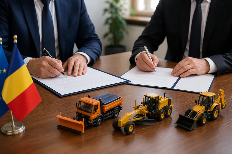 Consiliul Județean Bihor semnează contracte de finanțare de 48,52 milioane lei pentru utilaje de întreținere a drumurilor județene