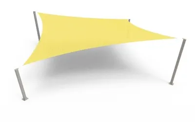 Structura de umbrire Geovela - cu vele HDPE/ plasa poliester cu PVC