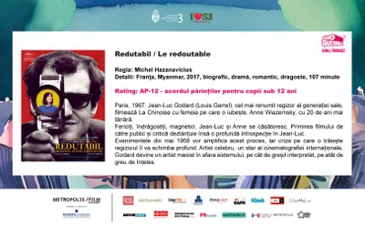 „Redutabil”, „un film în film” despre regizorul Jean-Luc Godard
