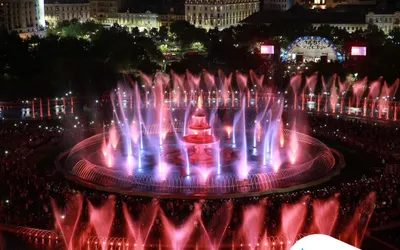 Spectacolele de apă, muzică și lumini din centrul Capitalei reîncep din 19 mai 2023