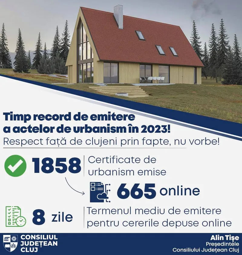 Emiterea actelor urbanistice online, un succes